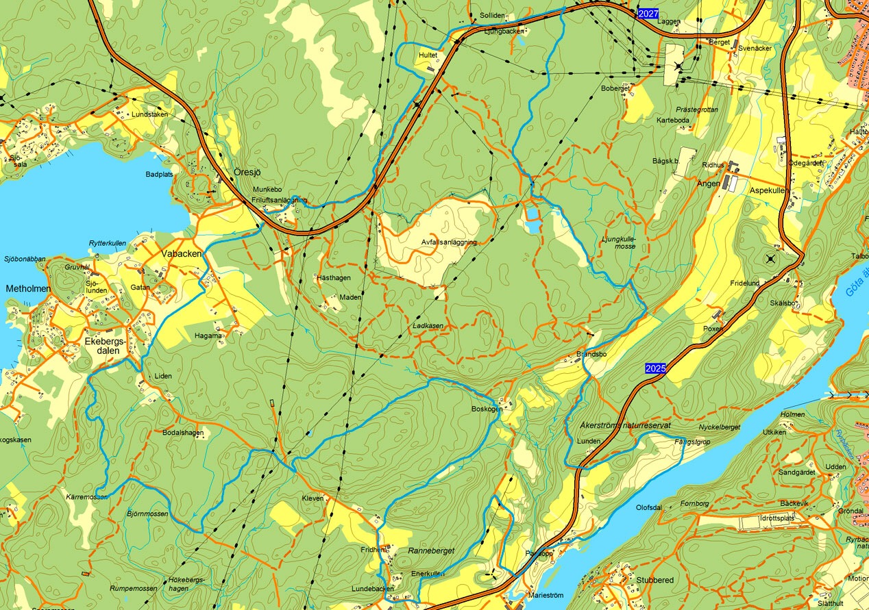 Krusetorpsrundan karta – Aktiv Öresjö